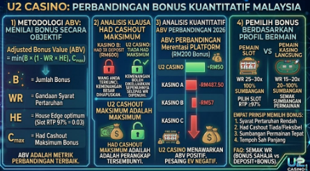 Analisis Komprehensif Bonus Kasino Malaysia Terbaik 2026 di U2 Casino
