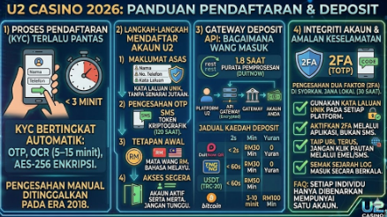 Cara Daftar dan Mula Menang di U2 Casino: Panduan Teknikal Pemula 2026